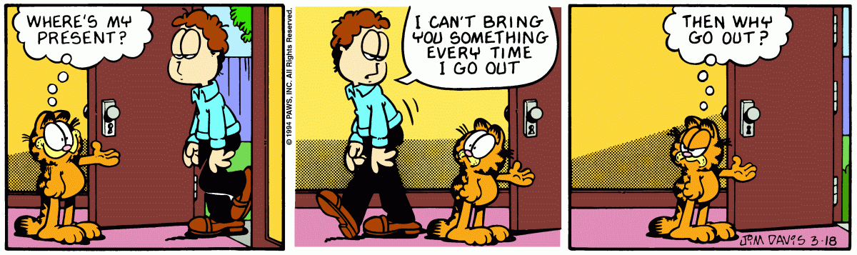 Garfield, March 18, 1994