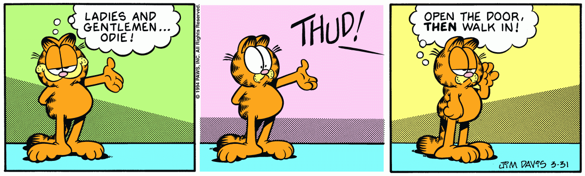 Garfield, March 31, 1994