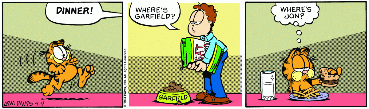 Garfield, April 4, 1994