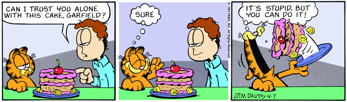 Garfield, April 7, 1994