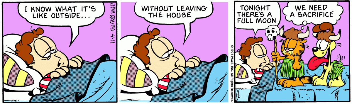 Garfield, April 11, 1994