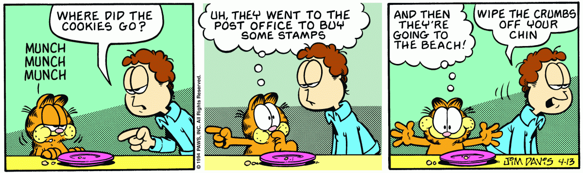 Garfield, April 13, 1994