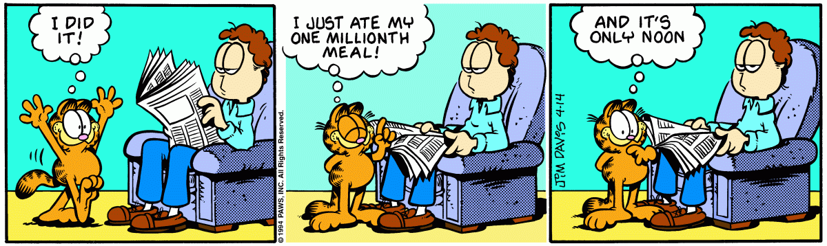 Garfield, April 14, 1994