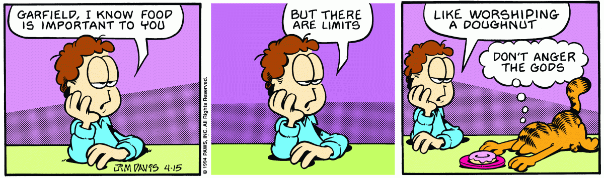 Garfield, April 15, 1994