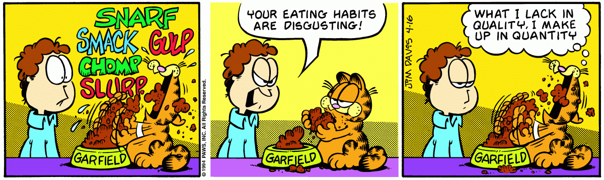 Garfield, April 16, 1994