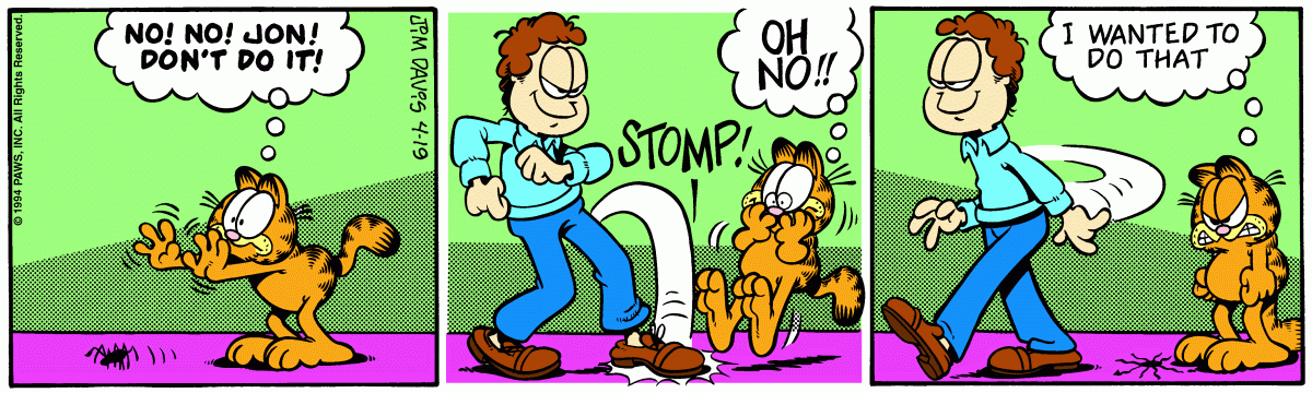 Garfield, April 19, 1994