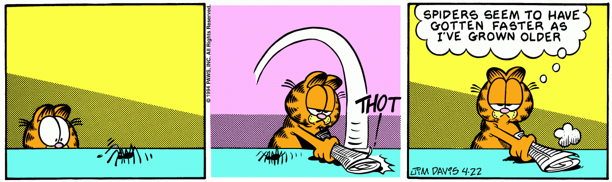 Garfield comic strip for Friday, April 22, 1994