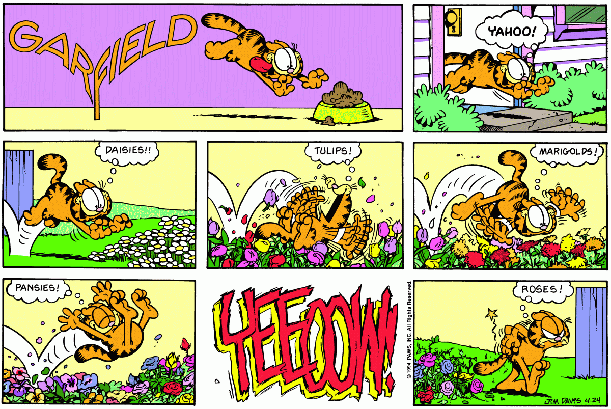 Garfield, April 24, 1994
