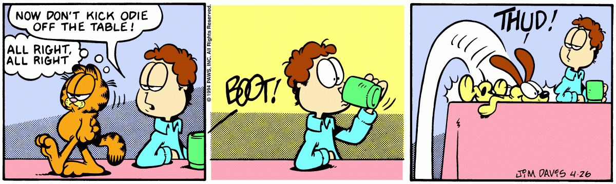 Garfield, April 26, 1994