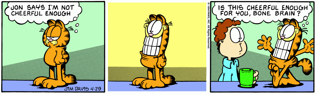 Garfield, April 29, 1994