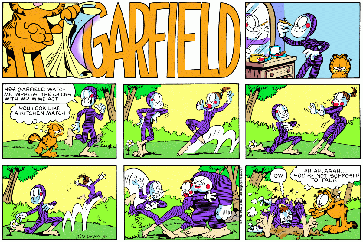 Garfield, May 1, 1994