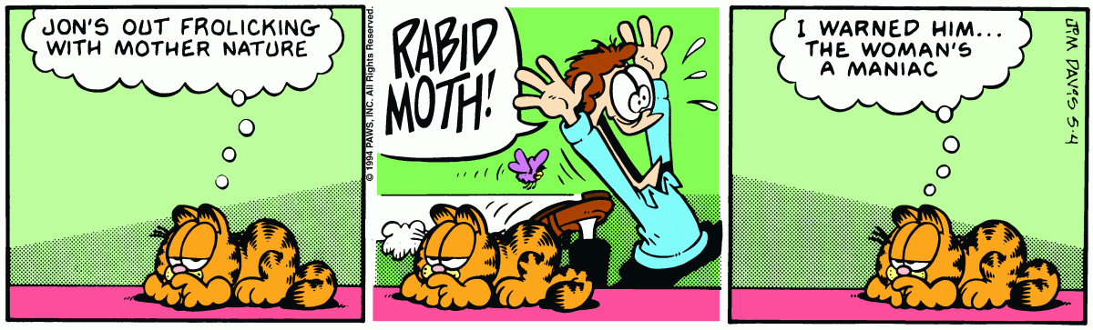 Garfield comic strip for Wednesday, May 4, 1994