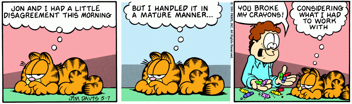 Garfield, May 7, 1994