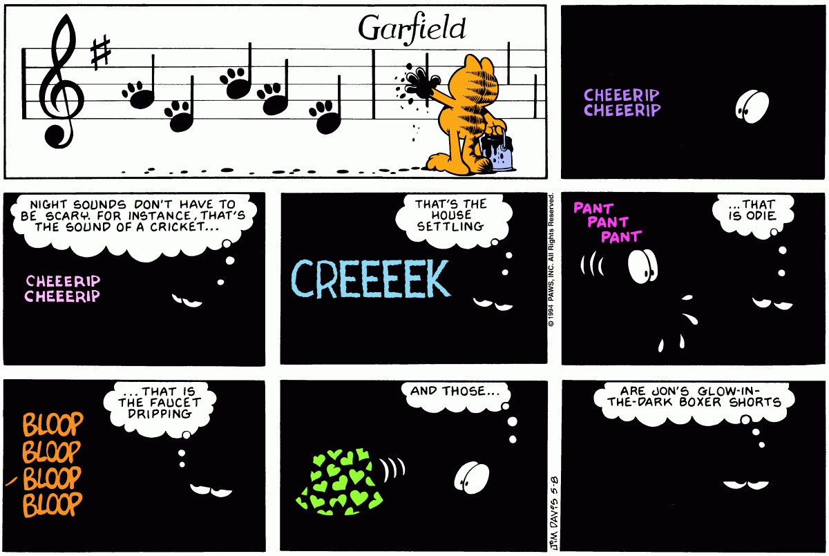 Garfield, May 8, 1994