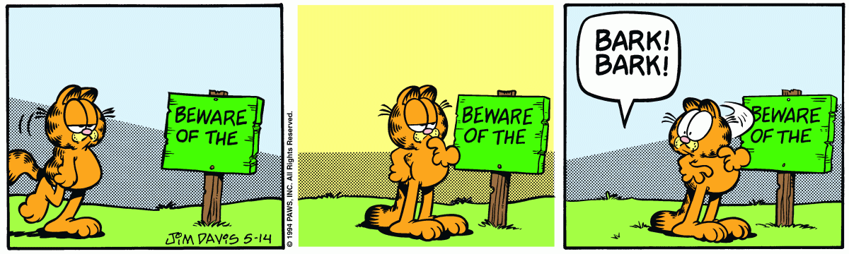 Garfield, May 14, 1994