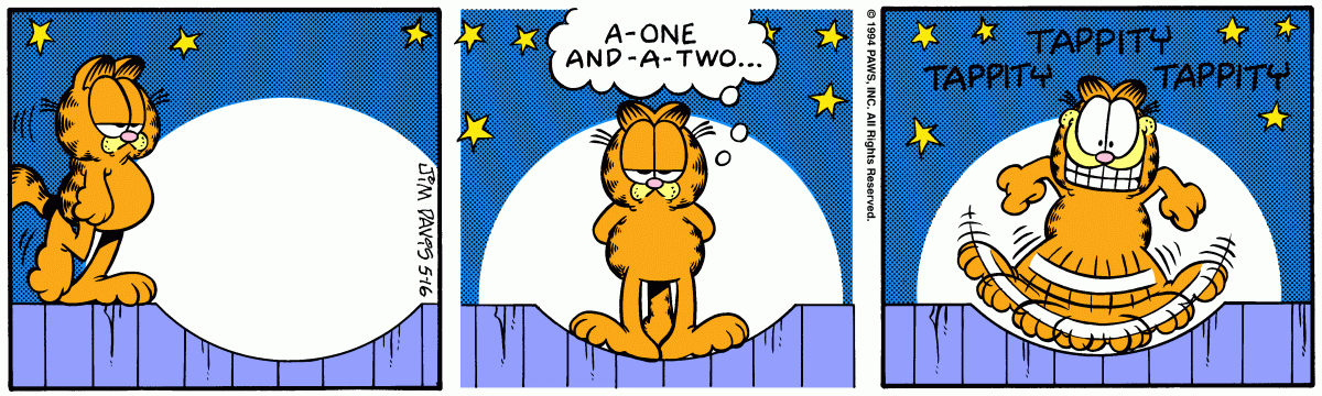 Garfield comic strip for Monday, May 16, 1994
