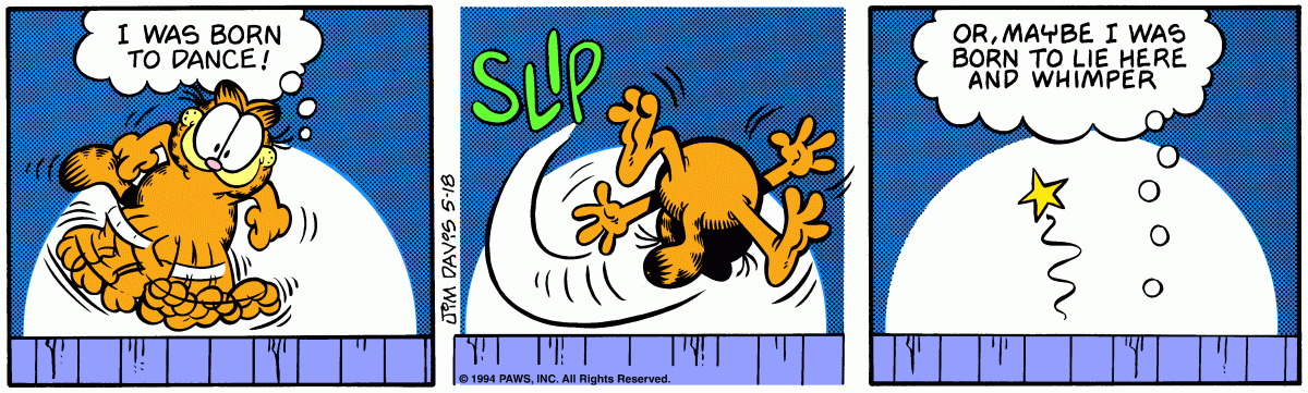 Garfield comic strip for Wednesday, May 18, 1994