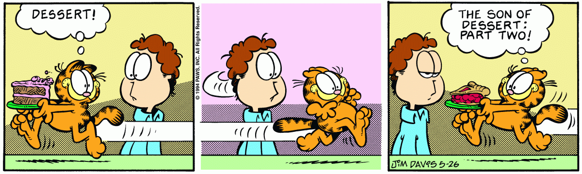Garfield, May 26, 1994