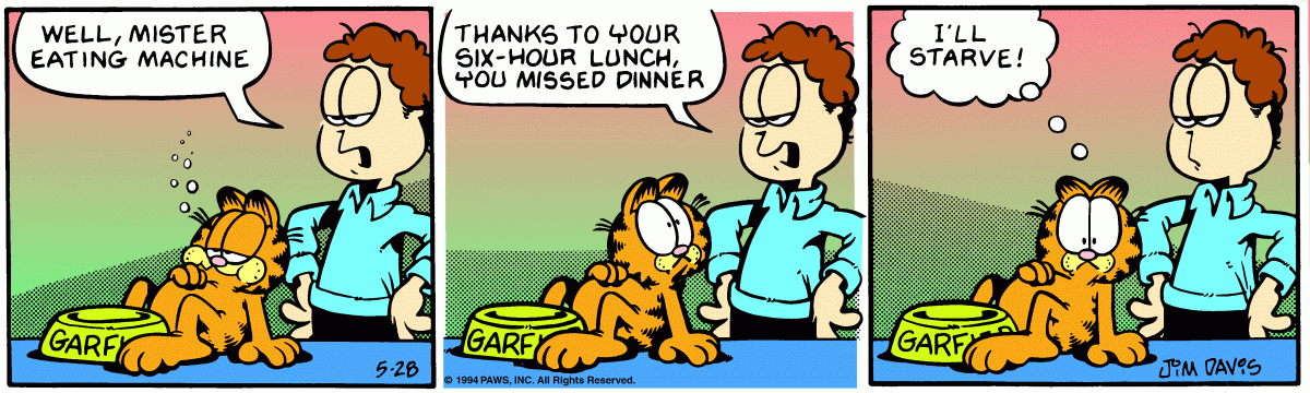 Garfield, May 28, 1994