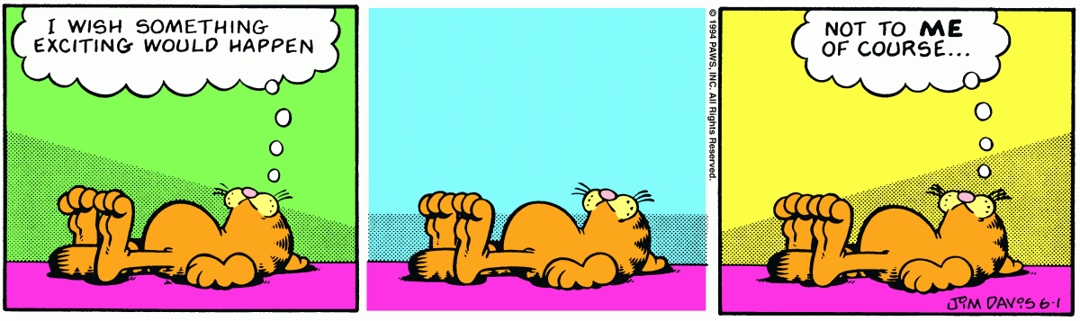 Garfield, June 1, 1994