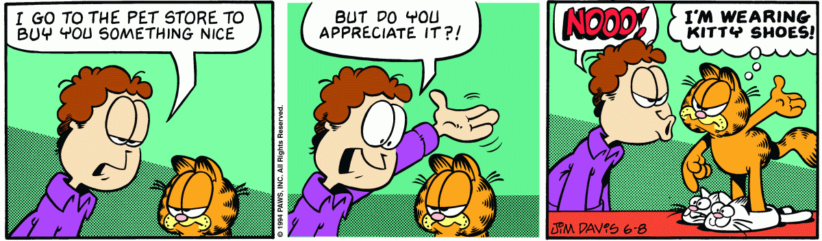 Garfield, June 8, 1994