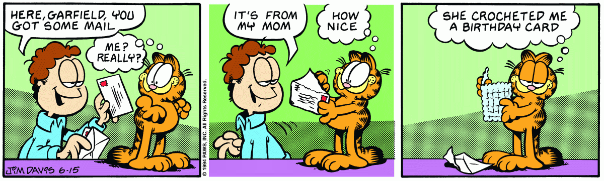 Garfield, June 15, 1994