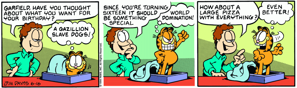 Garfield, June 16, 1994
