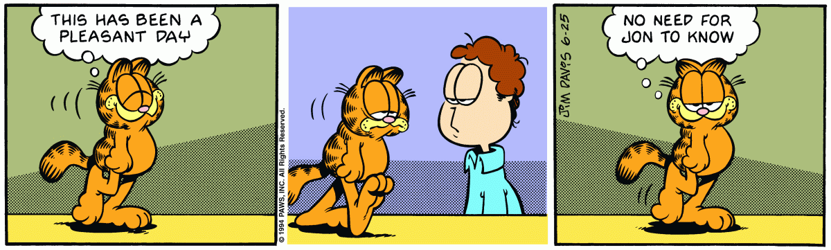 Garfield, June 25, 1994
