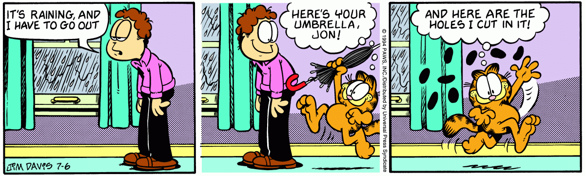 Garfield, July 6, 1994