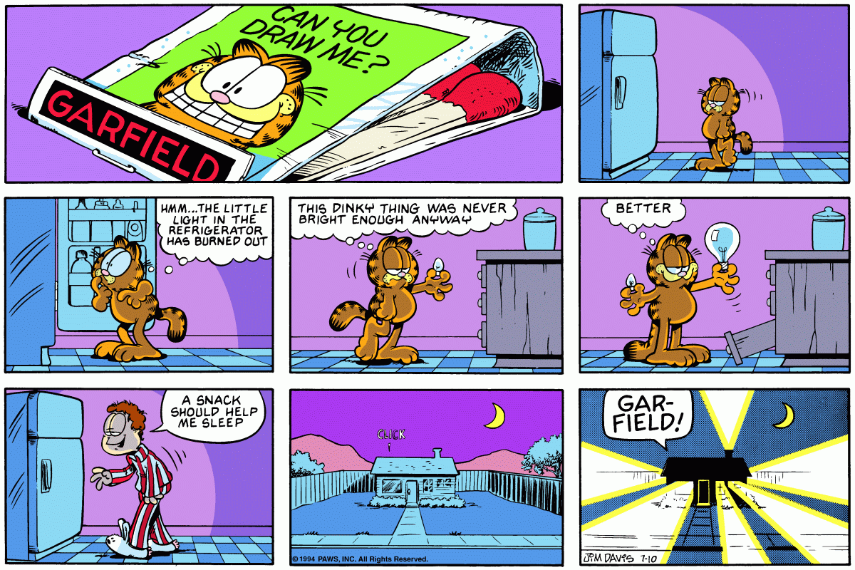 Garfield, July 10, 1994