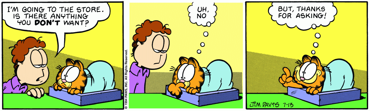 Garfield, July 13, 1994