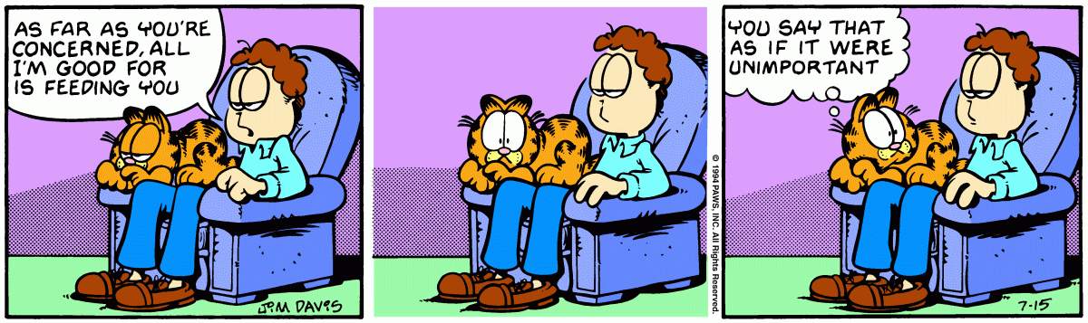 Garfield, July 15, 1994