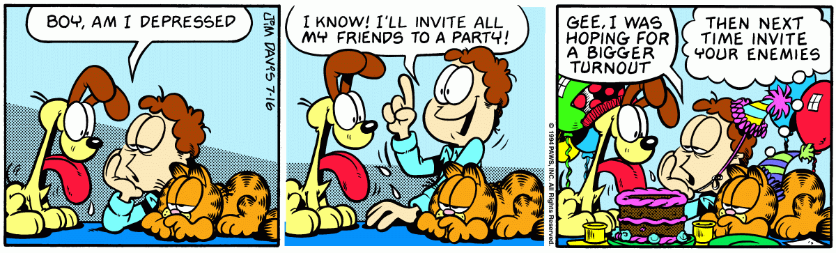 Garfield, July 16, 1994