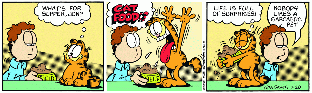 Garfield, July 20, 1994