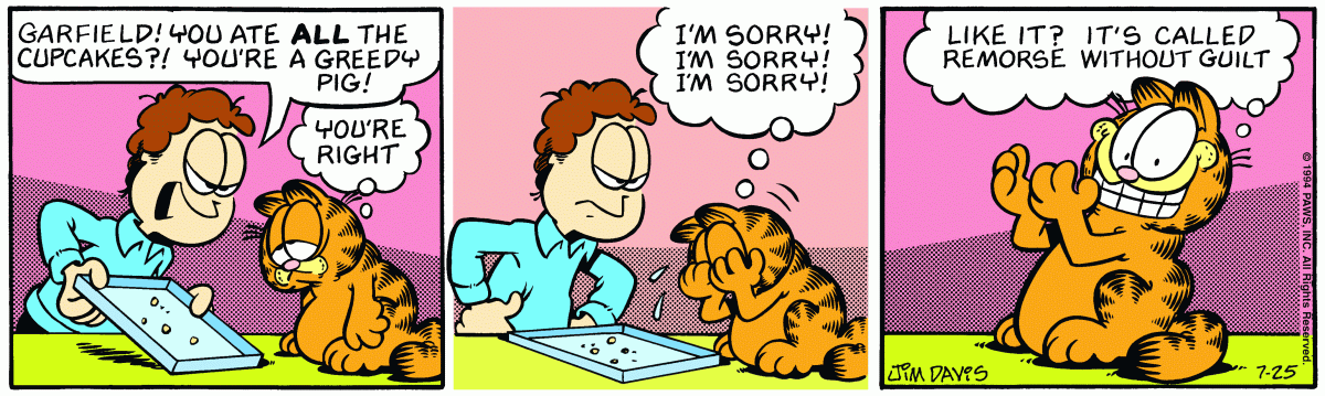 Garfield, July 25, 1994