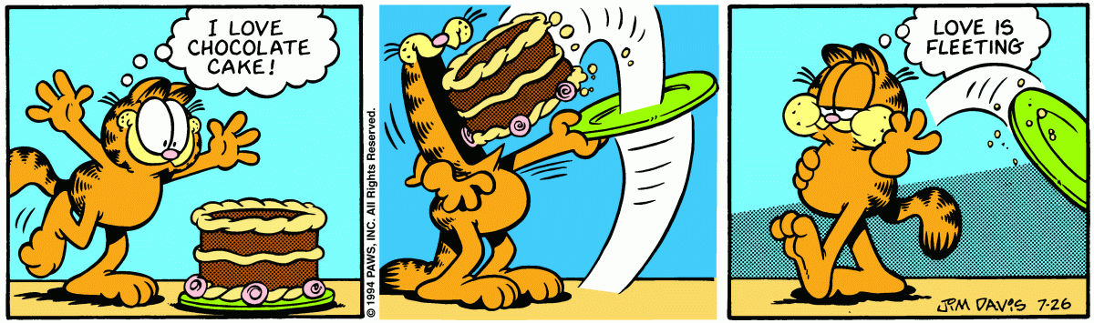 Garfield, July 26, 1994