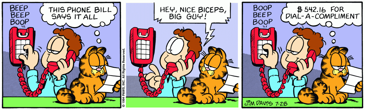 Garfield, July 28, 1994