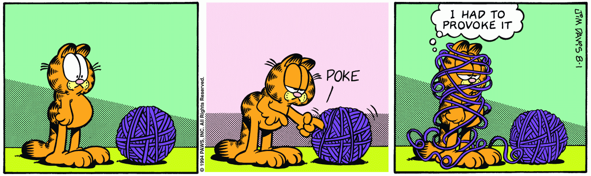 Garfield, August 1, 1994