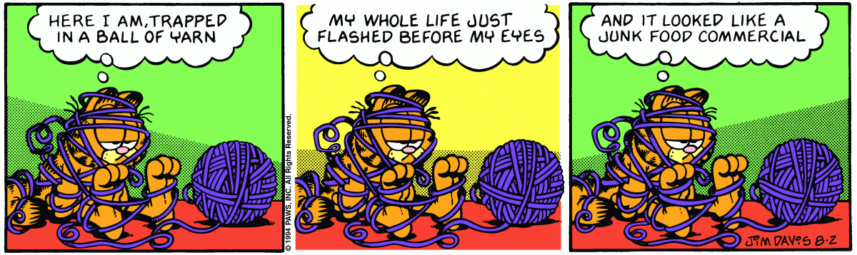 Garfield, August 2, 1994