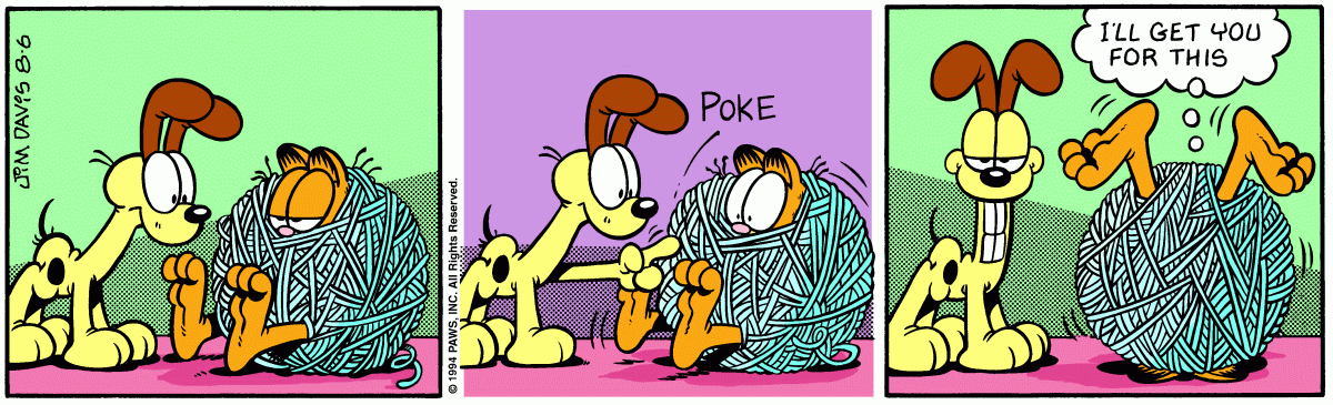 Garfield, August 6, 1994