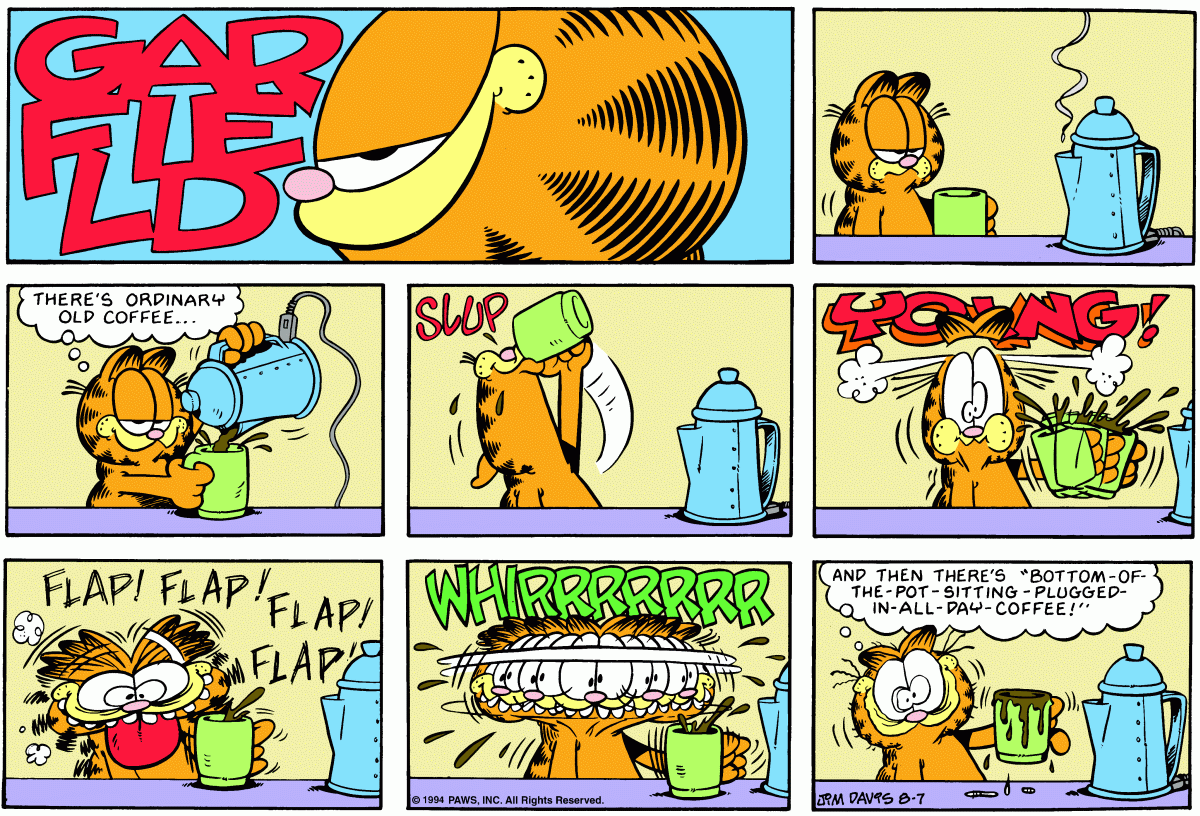 Garfield, August 7, 1994