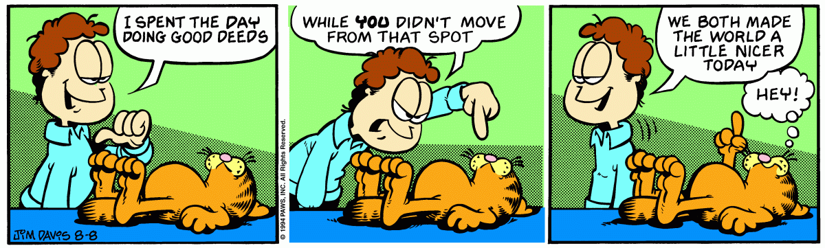 Garfield, August 8, 1994
