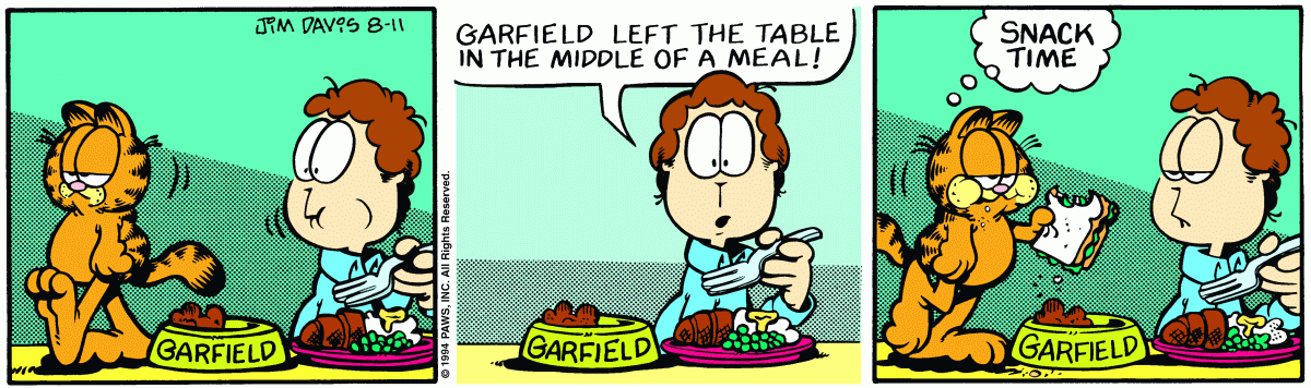 Garfield, August 11, 1994