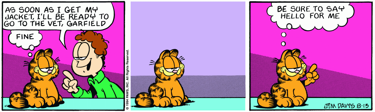 Garfield, August 13, 1994