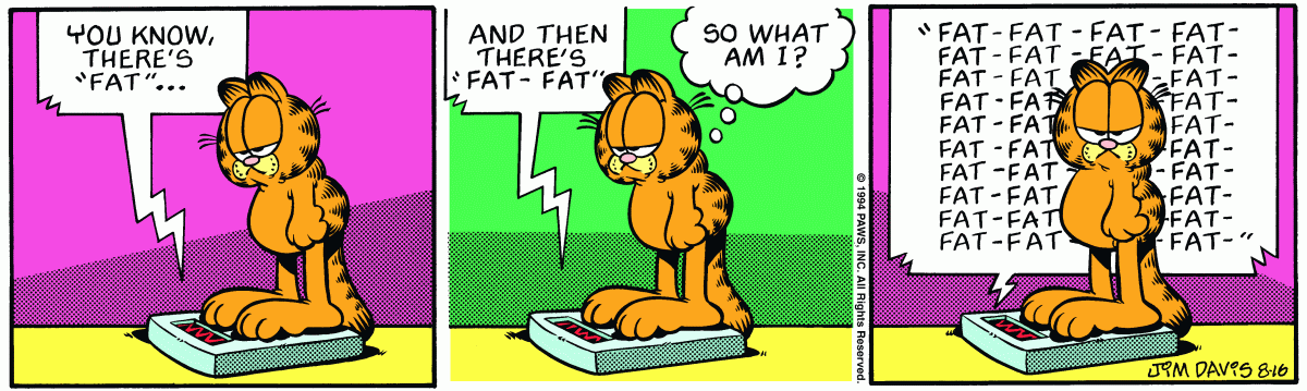 Garfield, August 16, 1994