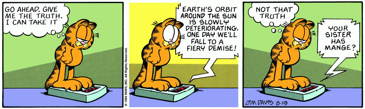 Garfield, August 19, 1994