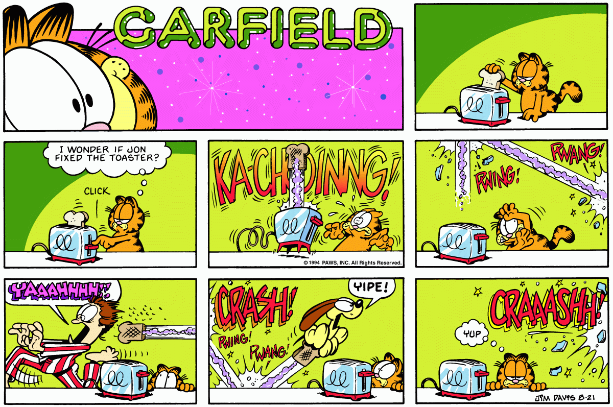 Garfield, August 21, 1994