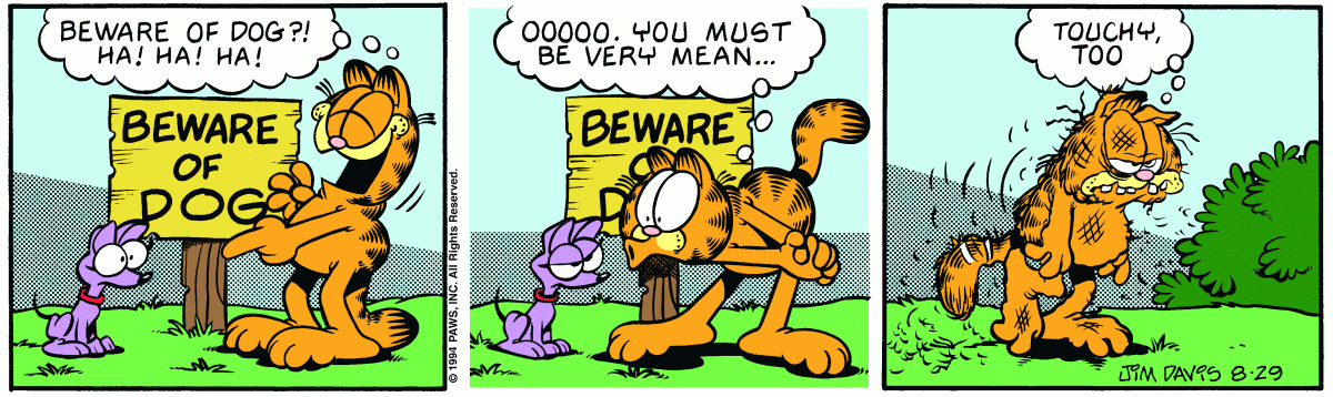 Garfield, August 29, 1994
