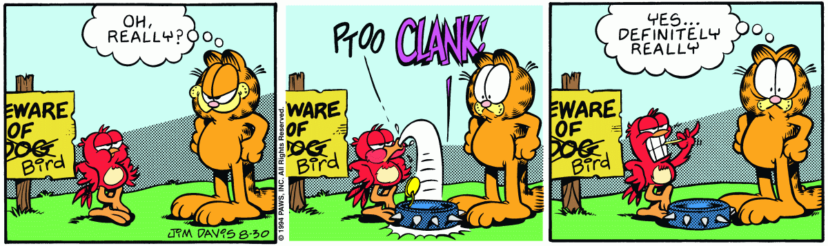 Garfield, August 30, 1994