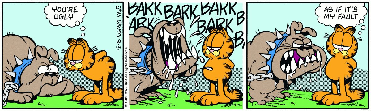 Garfield, September 3, 1994